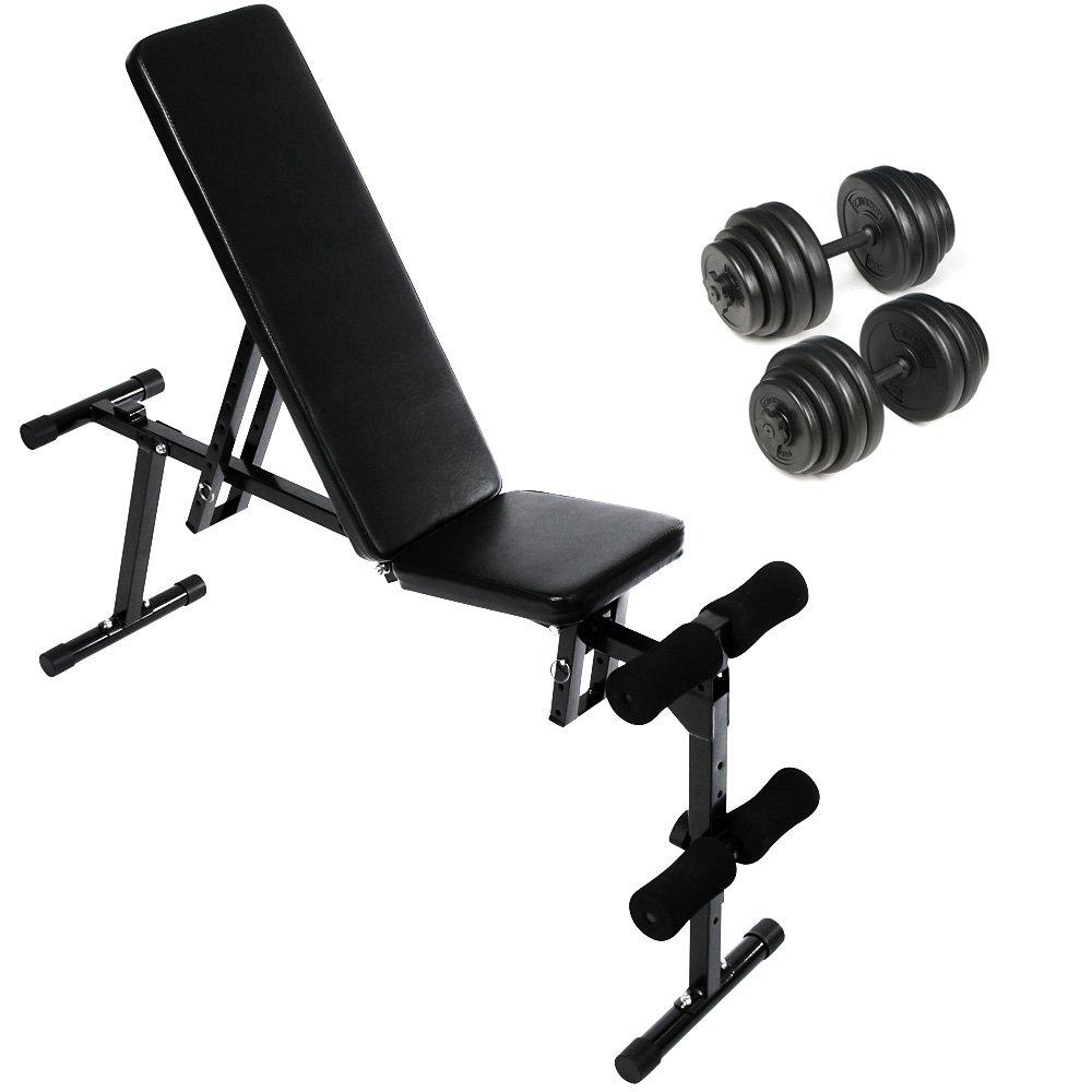 PROGYM® Fitnes klopca s setom uteži 30kg