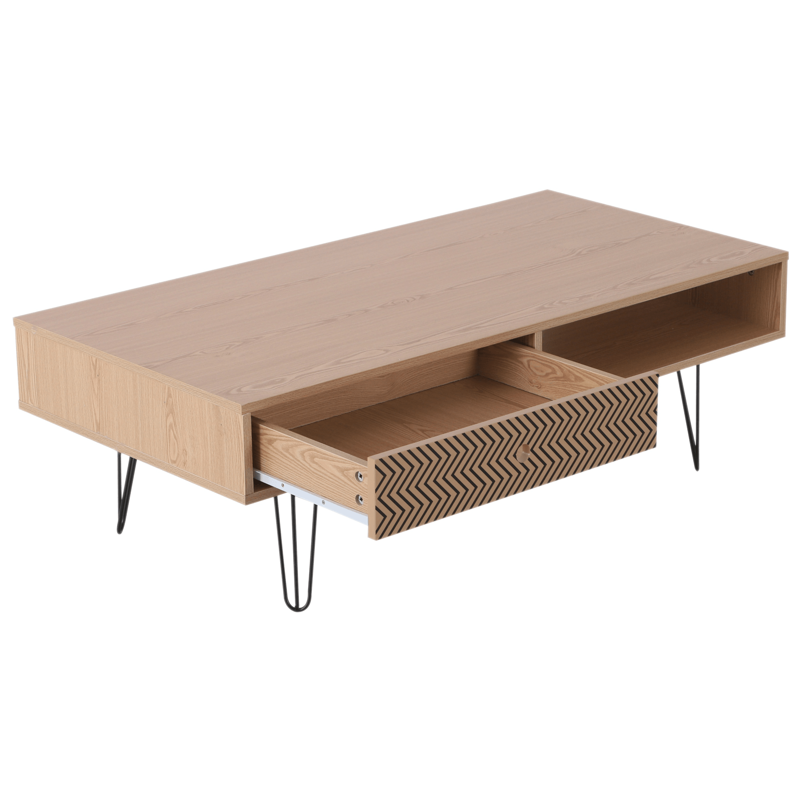 Klubska mizica s predalom modernega dizajna nizka cena