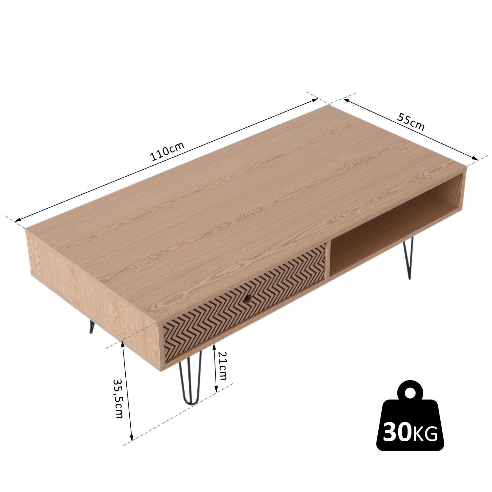 Klubska mizica s predalom poceni