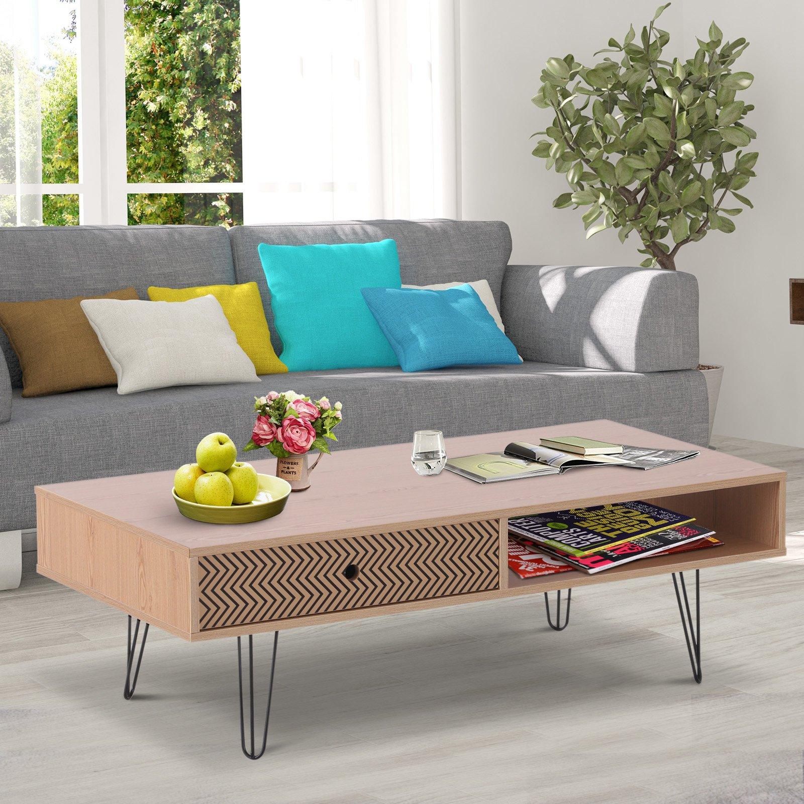 Klubska mizica s predalom modernega dizajna cena